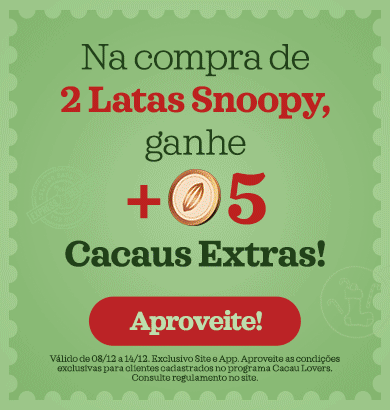 Lata Snoopy + Beneficio Lovers